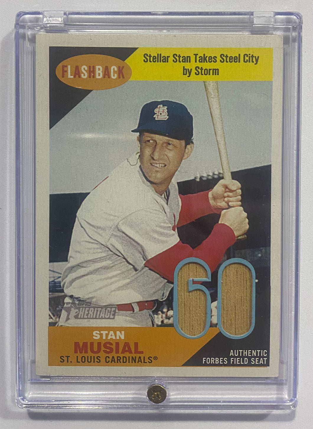 2009 Topps Heritage Flashback Relic Stan Musial #FR-SM
