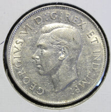 Load image into Gallery viewer, 1943 Canada Silver Half Dollar - E F
