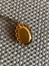 Load image into Gallery viewer, Vintage Gold-Filled Cameo Pendant Necklace - 18&quot;
