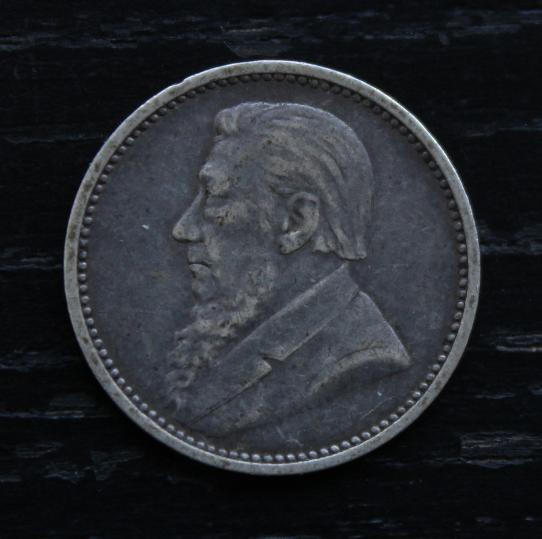 1895 South African 3 Pence - V F
