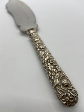 Load image into Gallery viewer, Antique S. Kirk &amp; Son Repousse Sterling Silver Ice Cream Knife
