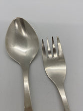 Load image into Gallery viewer, Vintage 916 Russian Silver Spoon &amp; Fork Set
