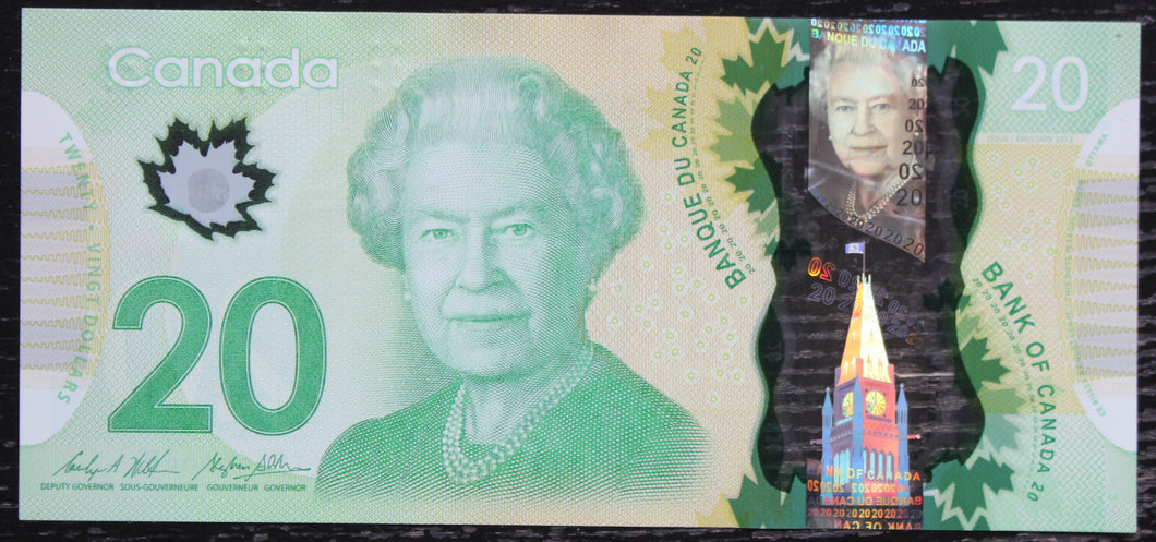 2012 Bank of Canada 2-Digit Radar $20 Banknote - FYF 0666660