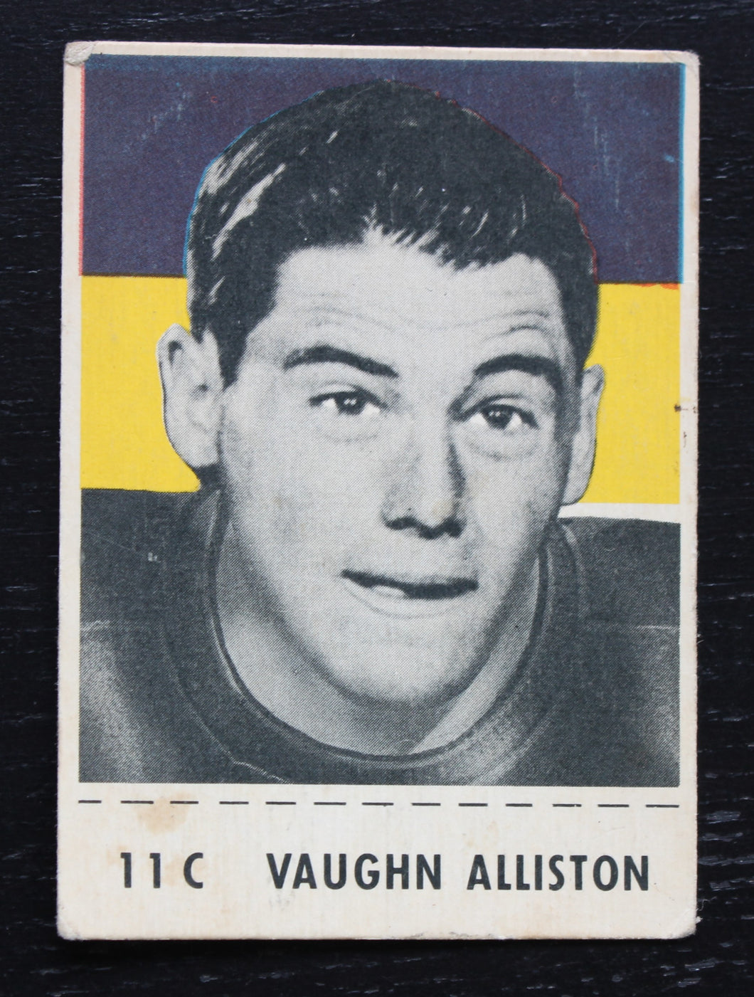 Rare 1956 Shredded Wheat Vaughn Alliston CFL Football Card, 11C