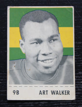 Load image into Gallery viewer, 1956 Shredded Wheat Art Walker CFL Football Card, 9B
