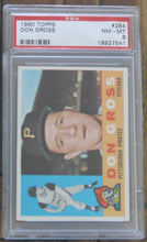 Load image into Gallery viewer, 1960 Topps Don Gross #284 PSA NM-MT 8
