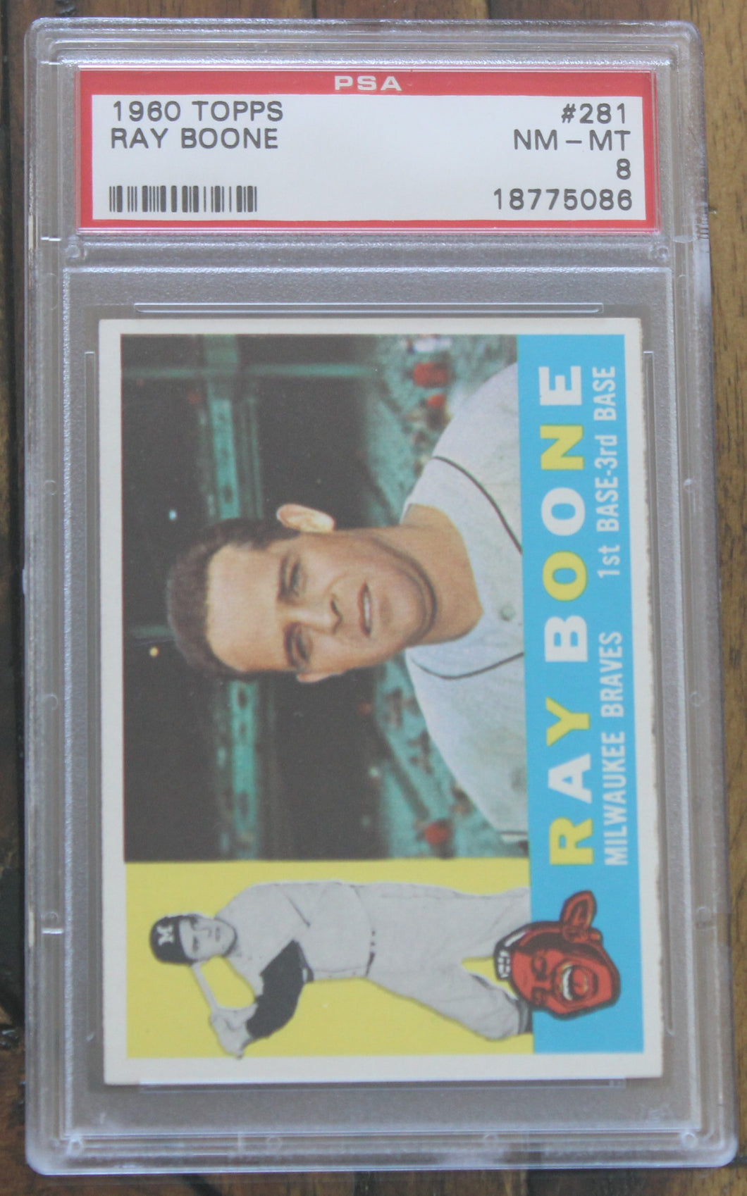 1960 Topps Ray Boone #281 PSA NM-MT 8