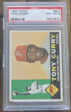 Load image into Gallery viewer, 1960 Topps Tony Curry #541 PSA NM-MT 8
