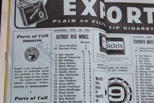 Load image into Gallery viewer, 1963 Maple Leafs Program Signed by Gordie Howe, Other NHL Stars
