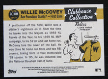 Load image into Gallery viewer, 2009 Topps Heritage Clubhouse Willie McCovey Game Worn Patch Card
