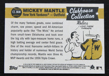Load image into Gallery viewer, 2009 Topps Heritage Clubhouse Mickey Mantle Game Worn Patch Card
