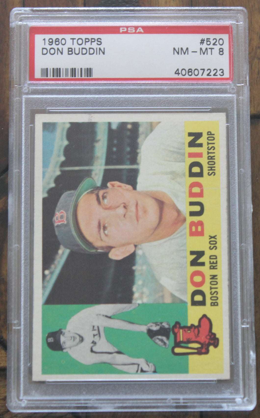 1960 Topps Don Buddin #520 PSA NM-MT 8