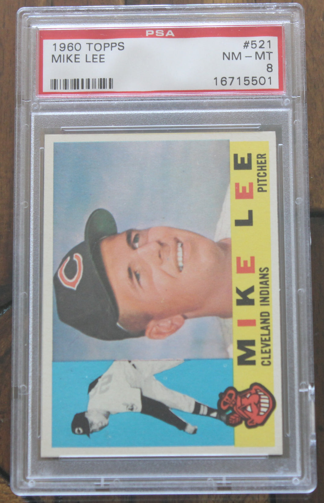 1960 Topps Mike Lee #521 PSA NM-MT 8