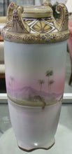 Load image into Gallery viewer, Vintage Hand-Painted Import Nippon Vase w/ Sailboat Pattern

