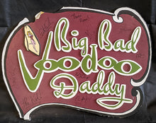 Load image into Gallery viewer, BIG BAD VOODOO DADDY Autographed Record Store Display - 41&quot; x 31&quot;
