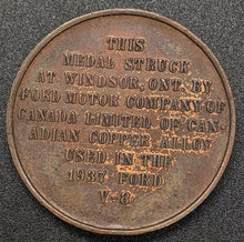 Load image into Gallery viewer, 1937 Canada - Windsor, Ontario - Ford Co. Coronation Medal
