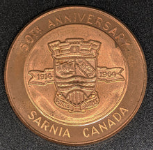 Load image into Gallery viewer, 50th Anniversary - Sarnia Numismatic Society Medallion - Copper Tone
