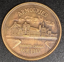 Load image into Gallery viewer, 1963 Fall - Toronto Coin Club Copper Tone Medal - The Armouries
