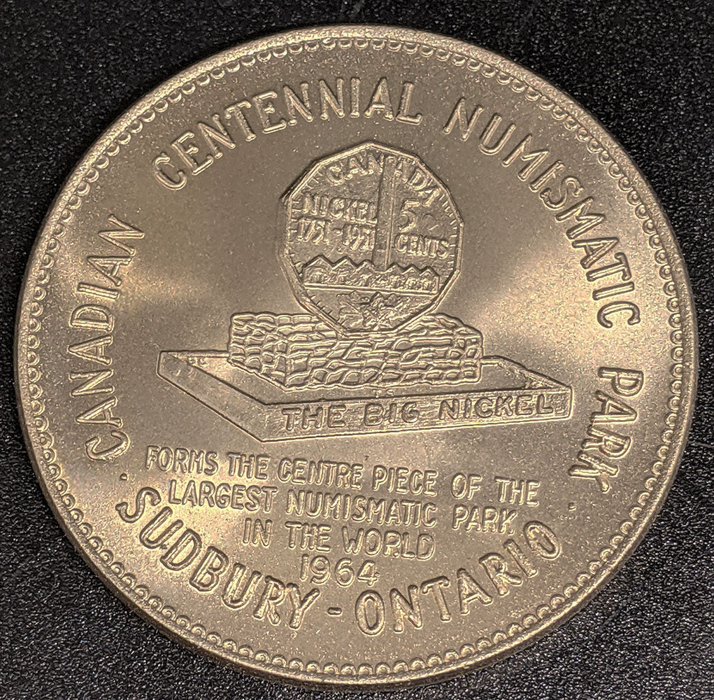 Sudbury Canada, Nickel Capital - 1964 Numismatic Park Medallion