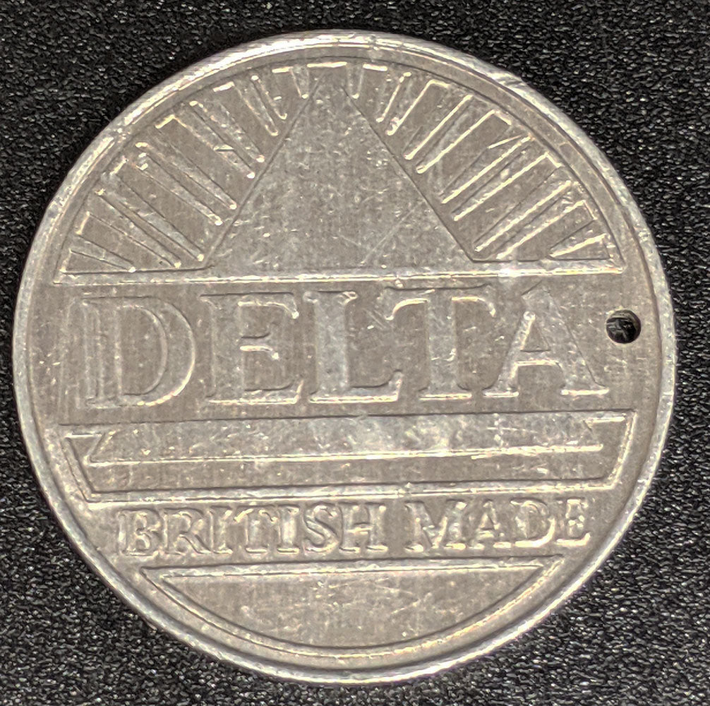 United Kingdom - Delta - 17'11 Cash Price Token - Style 3624