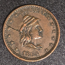 Load image into Gallery viewer, 1864 USA Civil Ware Token
