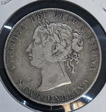 Load image into Gallery viewer, 1894 Newfoundland 50 Cents Half Dollar w/ V F Details (Scratches)
