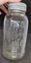 Load image into Gallery viewer, Vintage Lot of Mid West Glass Co. Canada Glass Jars - Quart, Pint &amp; Half-Pint
