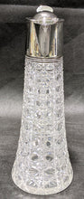 Load image into Gallery viewer, 1900 Heath &amp; Middleton Sterling Silver English Crystal Claret Jug
