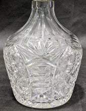 Load image into Gallery viewer, Vintage Austrian Silver Collared Crystal Decanter - AP Maker
