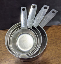 Load image into Gallery viewer, Foley Stainless Steel Measuring Cups - 1/4 - 1 cup, No 3/4
