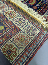 Load image into Gallery viewer, Vintage, Vibrant Coloured Area Rug
