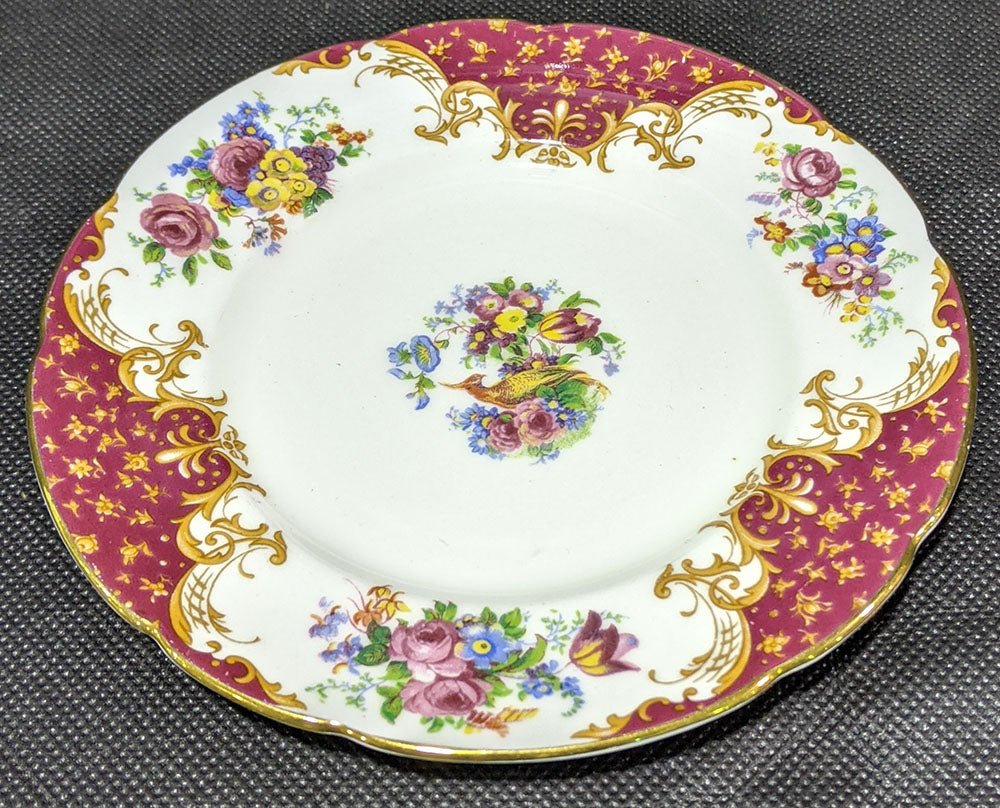Paragon Bone China - Rockingham - Red - Bread & Butter Plate