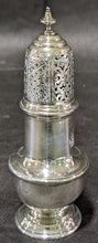 Load image into Gallery viewer, Hallmarked Sterling Silver Muffineer - Thistle Crest - Chester - 1908
