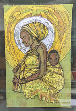 Load image into Gallery viewer, Framed - Signed - Silkscreen Artwork - Mother &amp; Child - 1984
