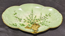 Load image into Gallery viewer, Limoges - France - Scalloped Dish, Unique Handle - Gold Trim
