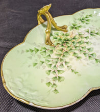 Load image into Gallery viewer, Limoges - France - Scalloped Dish, Unique Handle - Gold Trim
