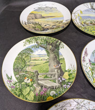 Load image into Gallery viewer, 8 of 12 Royal Worcester Porcelain Plates - Made in England - 1979
