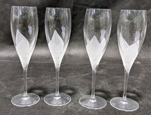 Load image into Gallery viewer, 4 x J. G. Durand Crystal Champagne Flute Glasses
