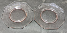 Load image into Gallery viewer, 1950’s Pink Glass Dessert Plate Lot
