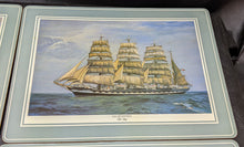 Load image into Gallery viewer, Set of 4 Pimpernel Place Mats - Ships - Original Box
