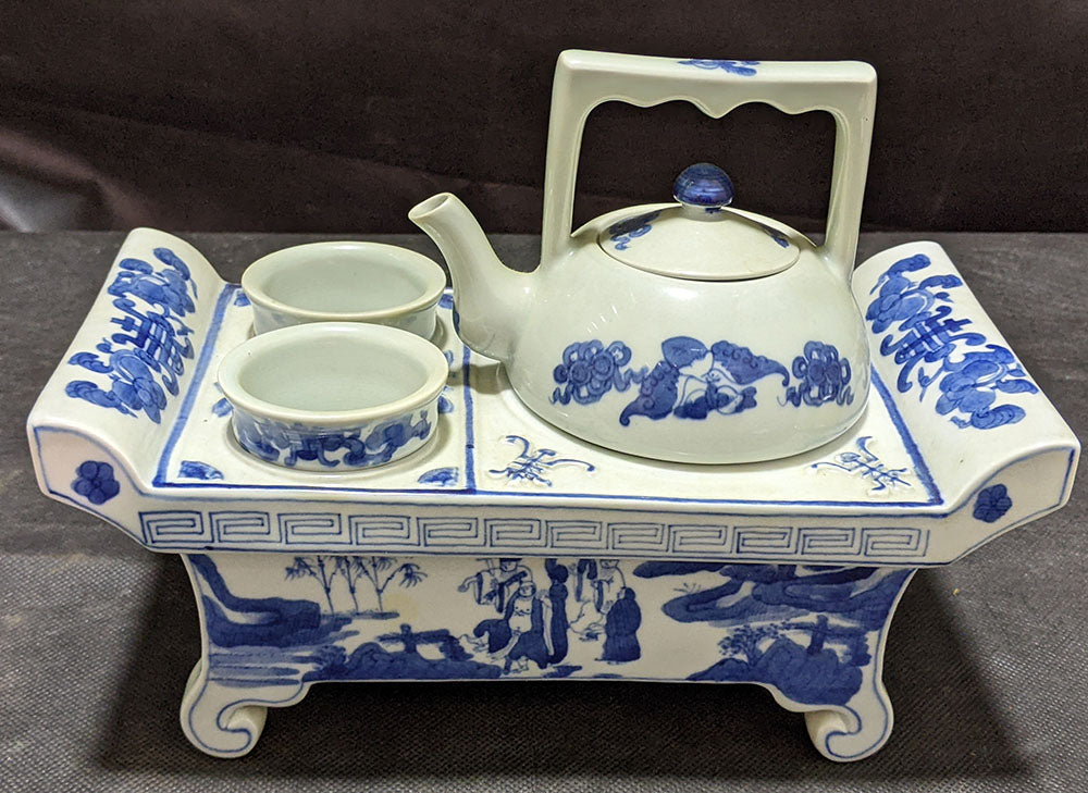 Japanese Porcelain Tea Set For Two