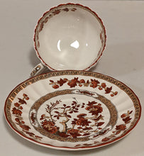Load image into Gallery viewer, Spode Copeland - Indian Tree, Orange Rust -Tea Cup &amp; Saucer
