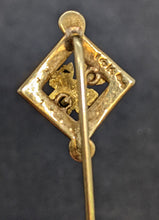 Load image into Gallery viewer, 14 Kt Yellow Gold Moose Within Seed Pearl Stick Pin
