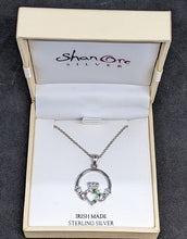 Load image into Gallery viewer, Sterling Silver Claddagh Pendant - May - By ShanOre Silver

