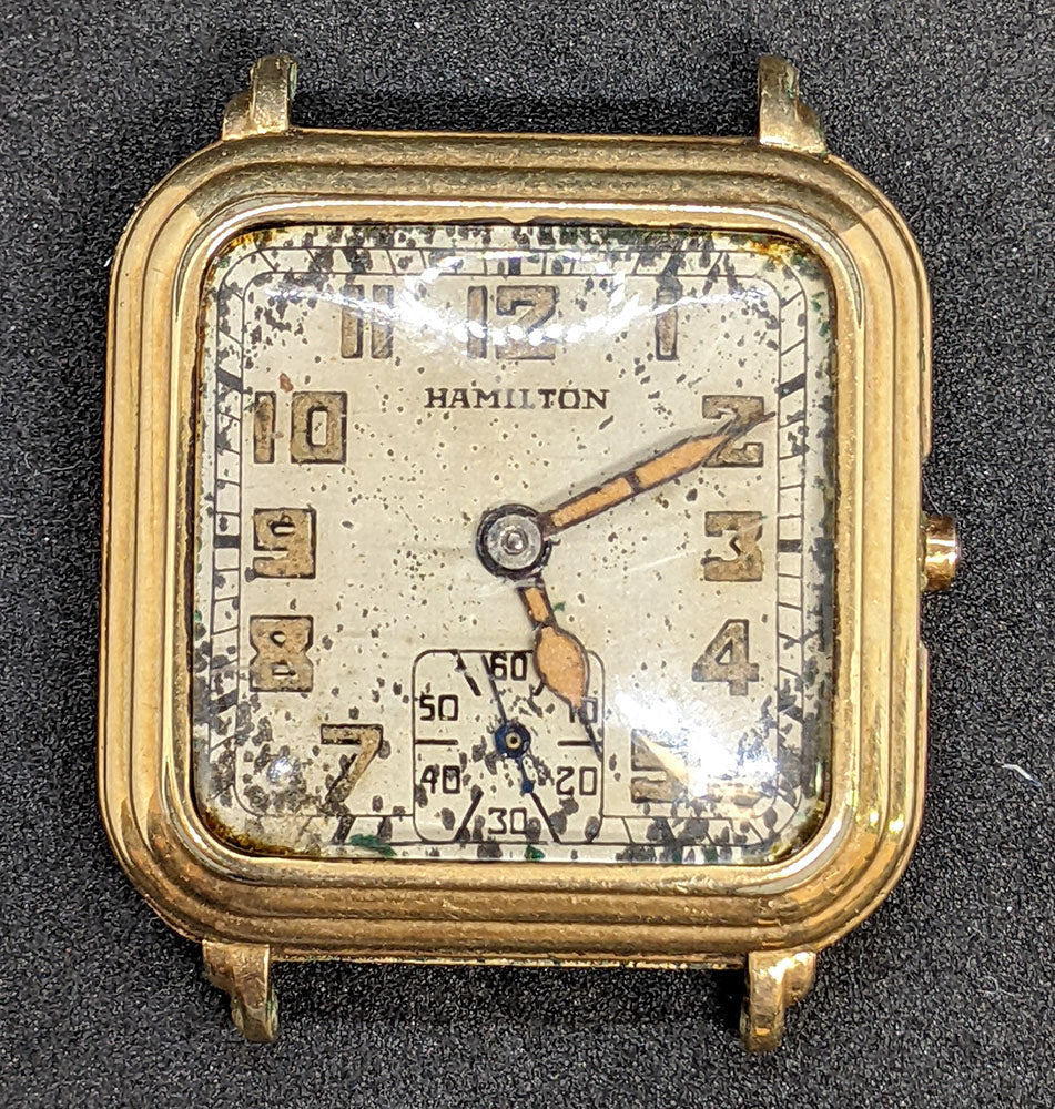 Vintage 14 Kt Gold Filled HAMILTON Watch Co. - Mvmt 987 - Parts Only