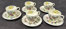 Load image into Gallery viewer, 5 COPELAND SPODE - Gainsborough - Demitasse Cups &amp; Saucers
