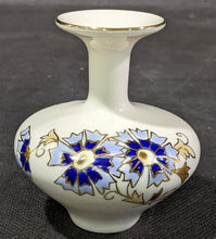 Load image into Gallery viewer, Zsolnay - Hungary - Small Porcelain Vase - Cornflower - Hand Painted
