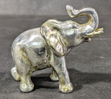 Load image into Gallery viewer, Small Sterling Silver Standing Elephant Figurine - Trunk Up
