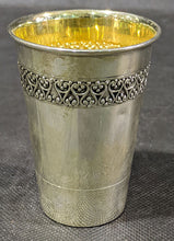 Load image into Gallery viewer, HADAD - Israel - Sterling Silver Kiddus Cup - Gold Wash Inside
