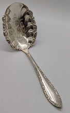 Load image into Gallery viewer, Engraved Detail Silver Plated Shallow Ladle by Wm. Rogers
